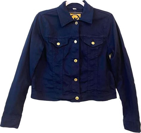 michael kors true navy jacket|More.